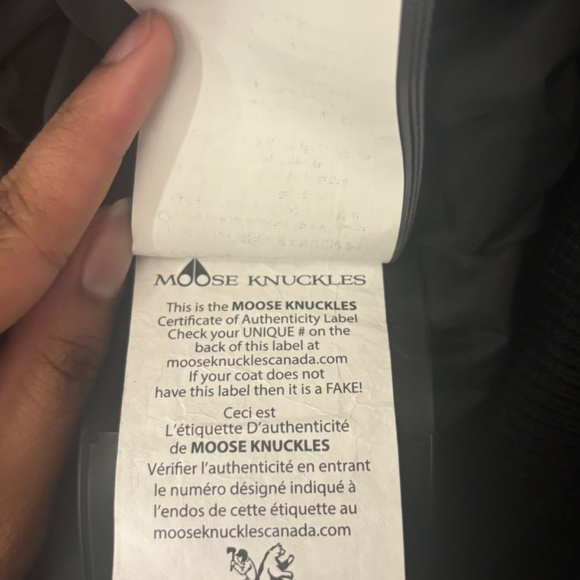 Moose Knuckles Women's Original Debbie Shearling Black Bomber Jacket small - Picture 6 of 8